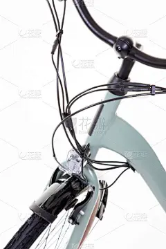 自行车,白色背景,侧面视角,刹车,脚踏车,金属,部分,车轮,运动,法国