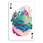 Skoda Poker Cards : Illustration for a full deck of poker cards for Skoda Cars China.