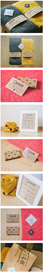 Cone co. 2016手工围巾品牌形象设计 设计圈 展示 设计时代网-Powered by thinkdo3 #设计#