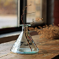 日本 Dulton 环保手工玻璃 简约几何风格花瓶 三角形4405 现货的图片