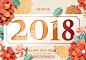 2018狗年新春春节Ai矢量海报Happy New Year#020501
