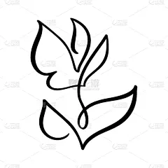 动物手,成一排,连续性,可爱的,请柬,信函,直的,婚礼,绘制,复古