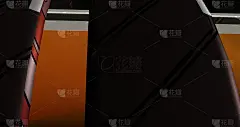 用于名片和商业用途的抽象设计图形的三维渲染插图