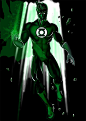 30张漫画人物绿灯侠(Green Lantern)插画作品