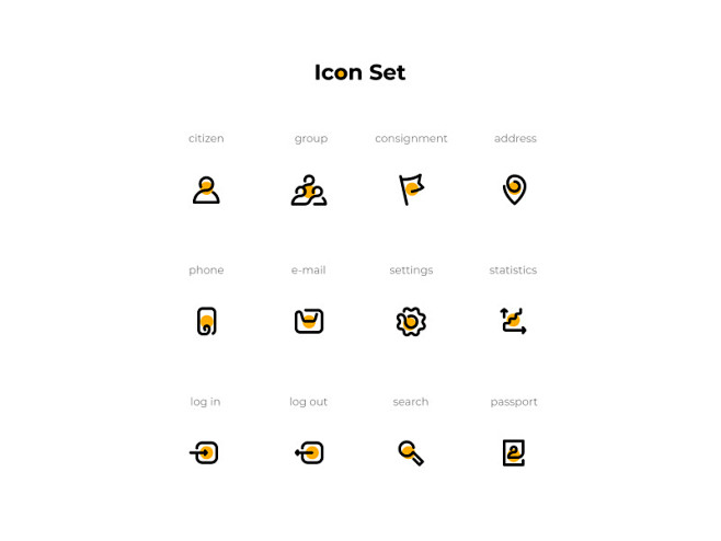 icon set web icons w...