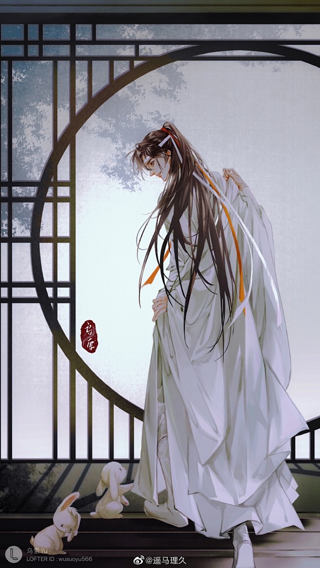 78魔道祖师乌索yu作品魏婴魏无羡古风美男手绘小说同人插画tv动画