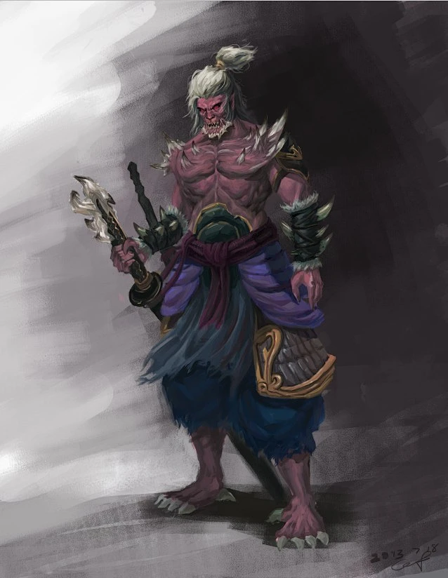 鬼武士-花瓣网