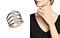 Black and White Diamond Micro Pav� Statement Ring in 14K Yellow Gold - 100% Exclusive - Bloomingdale's_2