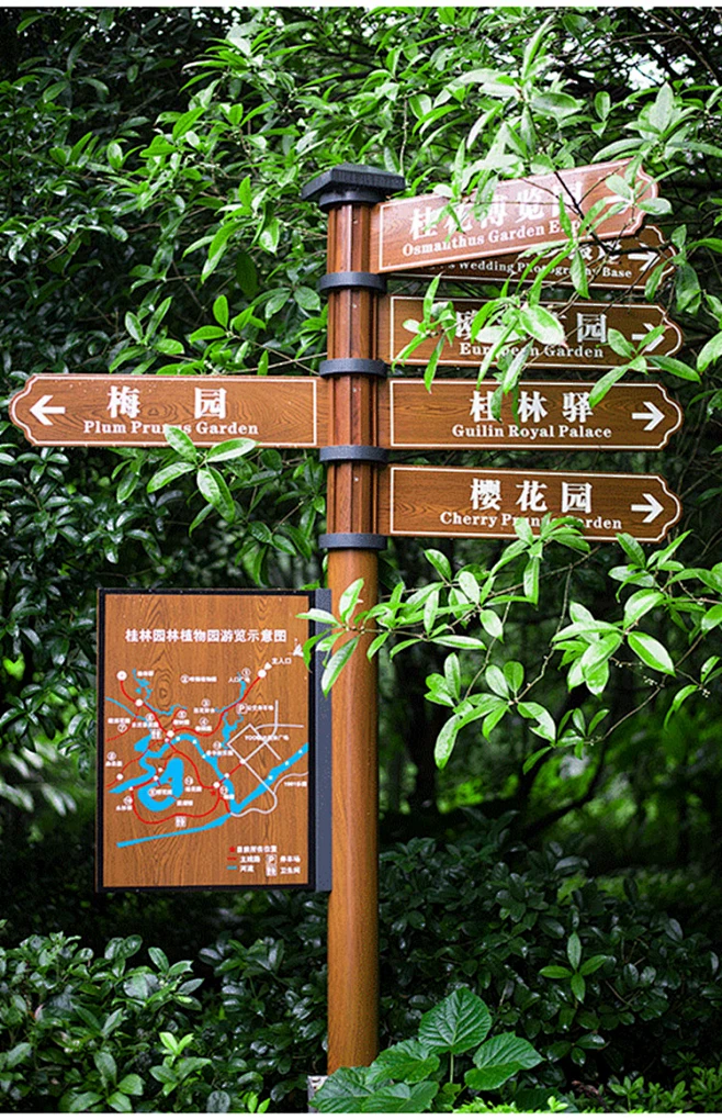 指引牌户外立式指示牌路标路牌多向指路牌导视牌不锈钢定做导向牌-淘宝网-花瓣网