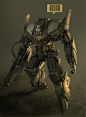 Daryl Mandryk Mech Concept Art