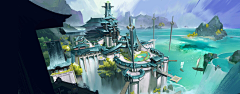 雪代阿巴阿巴采集到场景插画