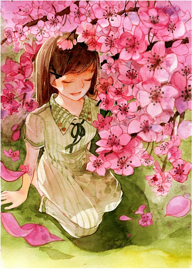 蔷薇科-鬼杠杠__涂鸦王国插画-花瓣网
