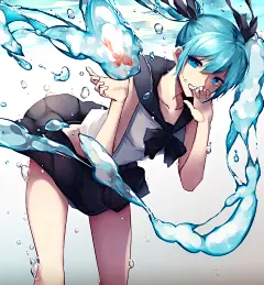 瓶miku~    ボトルミク/「ZeN☂」[pixiv]  （可放大）  #初音# #二次元#