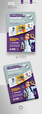 Kids School Flyer Templates — Photoshop PSD #hobby #intelligence