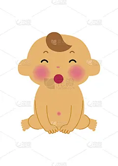 一个婴儿插图。