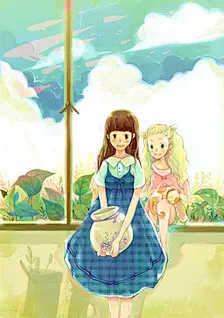二次元｛2｝古代美女 森系少女 手绘 插画_麽麽图片专辑-堆糖