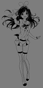 yande.re 390387 sample a.i._channel kizuna_ai monochrome morikura_en thighhighs transparent_png.jpg (738×1500)
