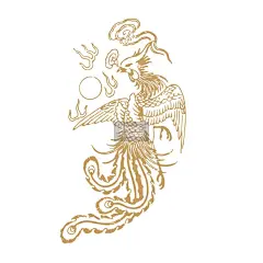 中国风龙凤吉祥图案中式古典纹样底纹PNG免抠矢量设计素材