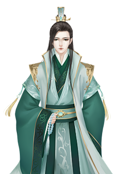 立绘古风美男画集