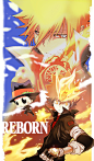 家庭教师沢田和一代【reborn】_JIM汉堡__插画师作品_涂鸦王国gracg.com