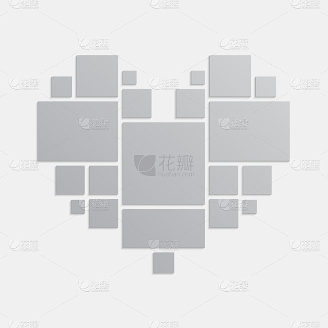 数字20,抽象拼贴画,动物心脏,数字1,...