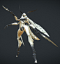 Laelynn, Andrew Oaten : An original character I designed based on a White Ermine Moth.