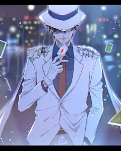 #怪盗基德# 这张基德好帅啊!!!!twi:arsw015 ​​​​