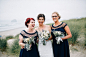 INTIMATE FOGGY OCEANFRONT WEDDING: KRISTIN + CHRIS