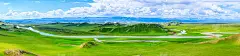 中国新疆巴音布鲁克草原自然风光。全景。_5170710074