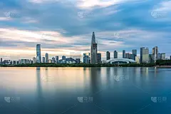 深圳湾城市天际线