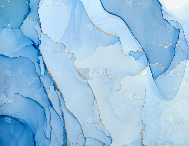 流体艺术。抽象的彩色背景，壁纸。混合丙烯...