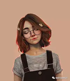 插画丨她笔下的小美女也太可爱了，又美又萌，简直是梦想中的女孩子
