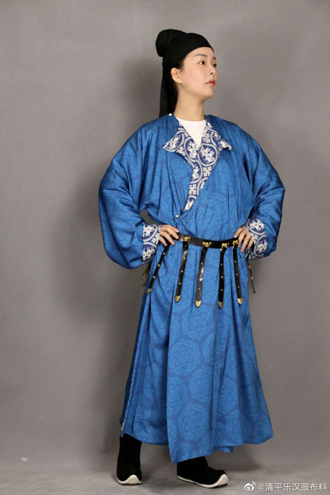 【清平乐 汉服布料】唐制·双面穿大放量·圆领袍