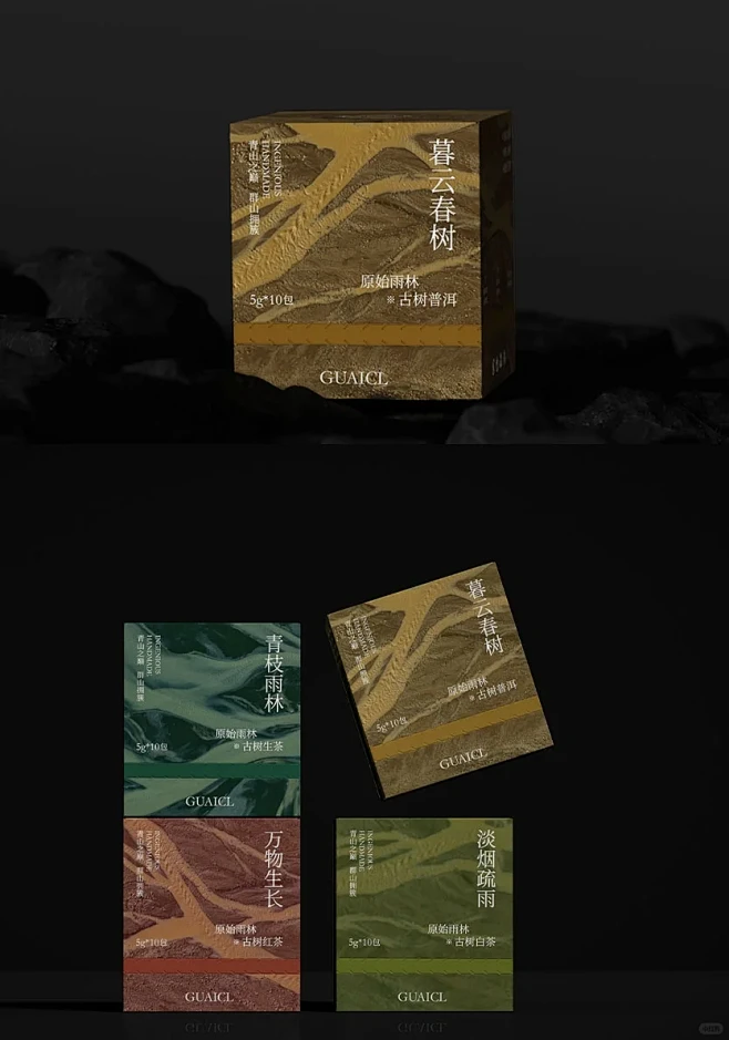 简约古树茶包装设计