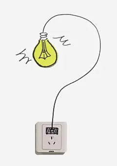 手绘电灯高清素材 手绘 插座 灯泡 灵感 电灯 元素 免抠png 设计图片 免费下载 页面网页 平面电商 创意素材