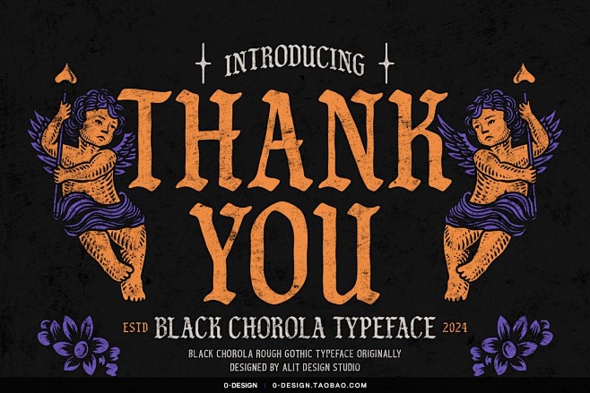 Black Chorola复古朋克哥特潮...