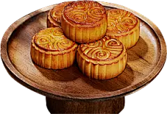 中秋节月饼元素素材