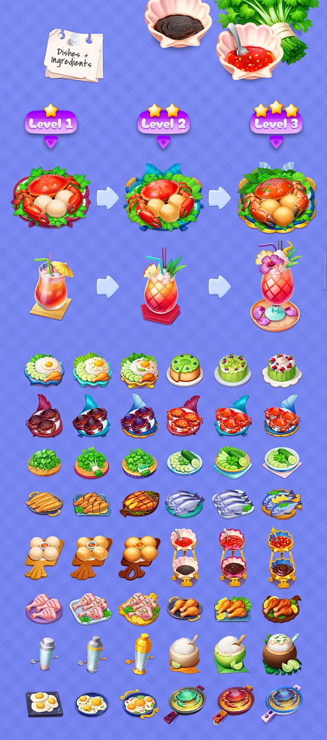 Game Art Icons | Cooking Empire -花瓣网