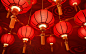 简约喜庆灯笼背景素材图片