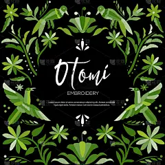 Otomi Style Composition - Copy Space