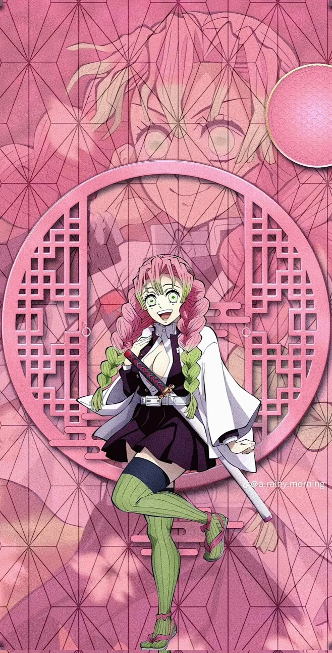 #鬼灭之刃# 甘露寺蜜璃 .jpg (978×1920)-花瓣网
