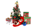 礼盒圣诞树圣诞节免抠元素