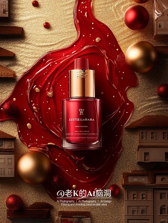 化妆品圣诞节海报设计 | Ai设计 - ...