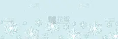 圣诞图案的白色雪花在一个蓝色的背景。模板设计