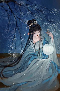 晗夏采集到古风女人物素材
