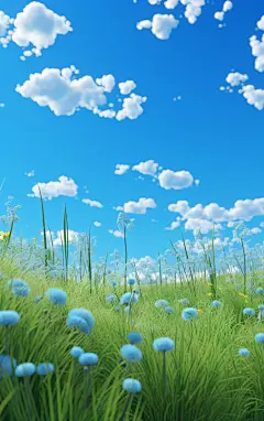 壁纸蓝天白云壁纸素材图