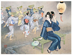 普栗子采集到美人画