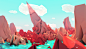 Low Poly Landscape on Behance