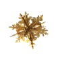 Golden Snowflake Ball.M06.2k