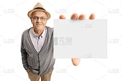 空白的,中老年男人,纸牌,留白,水平画幅,古老的,白人,仅男人,仅成年人,眼镜